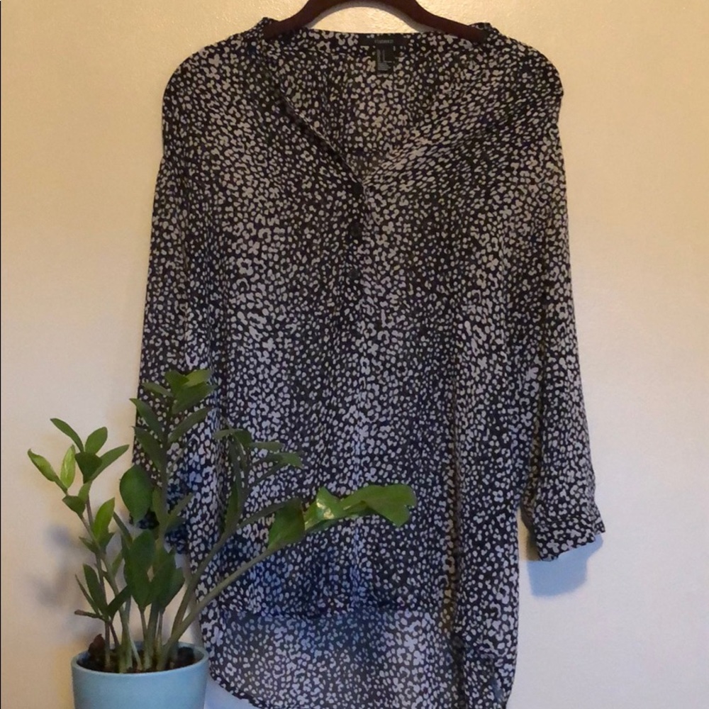 Forever 21 Sheer Blouse